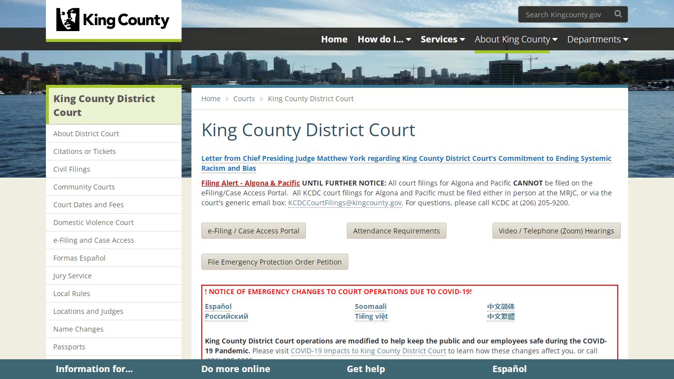 King County District Court - King County